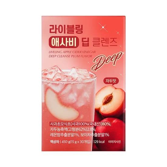 라이블링 애사비 클렌즈 자두맛 15g 30포