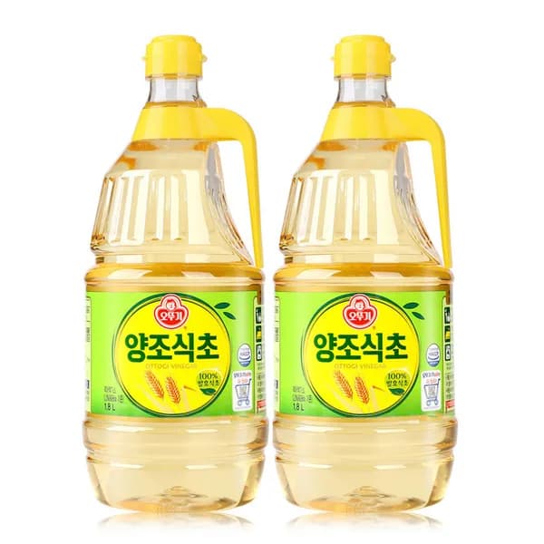 오뚜기 양조식초 식당용 대용량 업소용 1.8L 2개