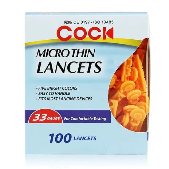 콕 멸균 미세 채혈침 33G 100입 1박스