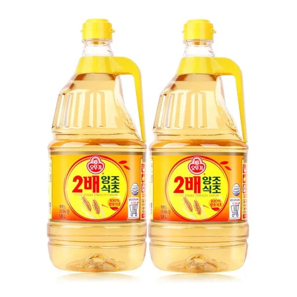 오뚜기 2배 양조식초 1.8L 2개 9,500원