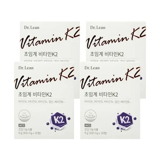 닥터린 초임계 비타민K2 300mg 30정 4개