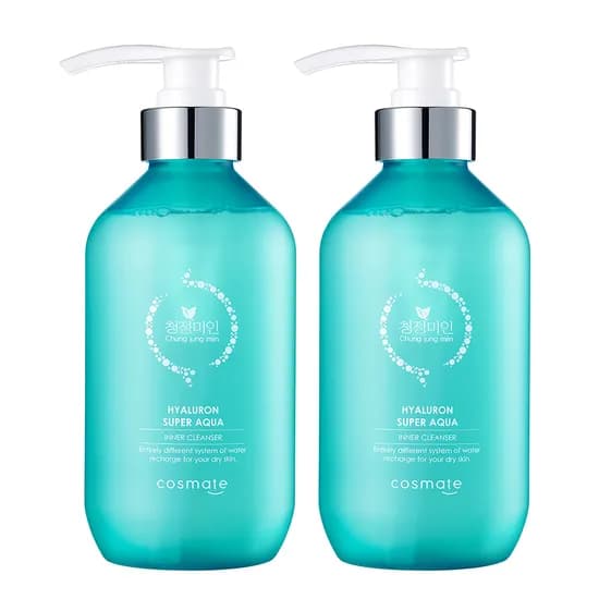 청정미인 히아루론 수퍼 아쿠아 이너 클렌저 500ml 2개