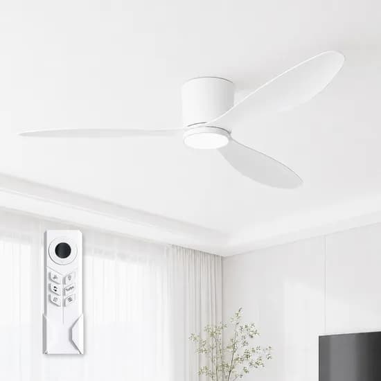 디앤케이 52인치 저소음 천장 실링팬 리모컨형 CF52, LED 조명 미포함, 1개