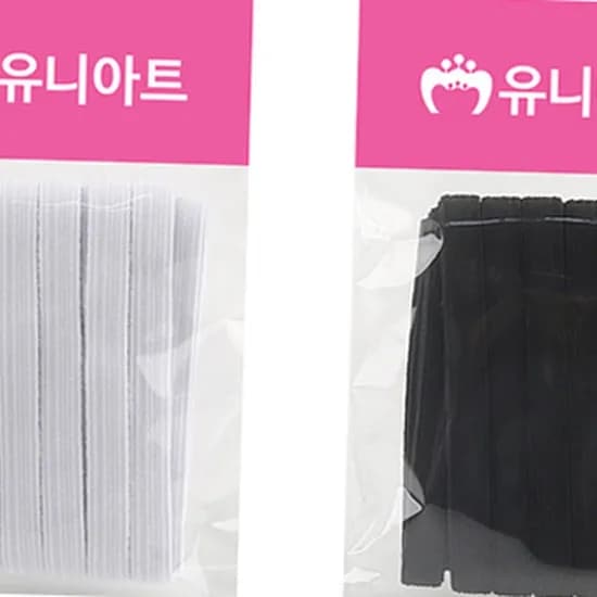 유니아트 6골 웨빙밴드, 흰색, 1개