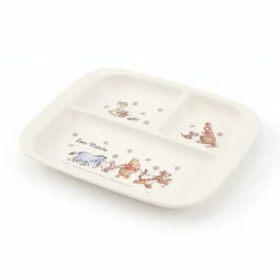 스케이터 아이 식판, 아이보리, 470ml, 1개