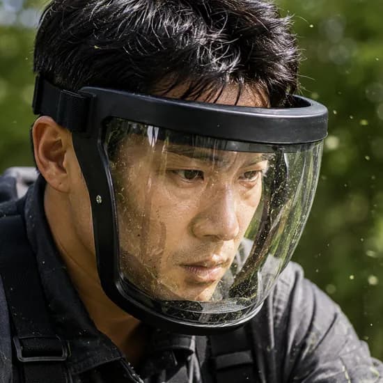 예초기 안면보호구 투명 1개