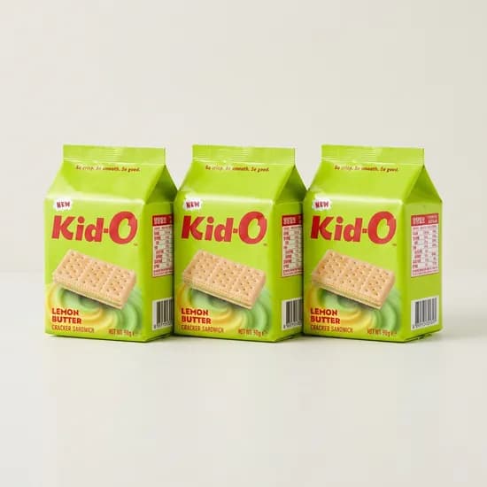 해태제과 키도 레몬 버터 크래커 샌드위치 90g 3개