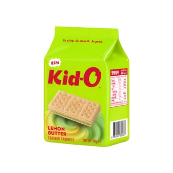 키드오 레몬 버터향 크래커 90g 10개