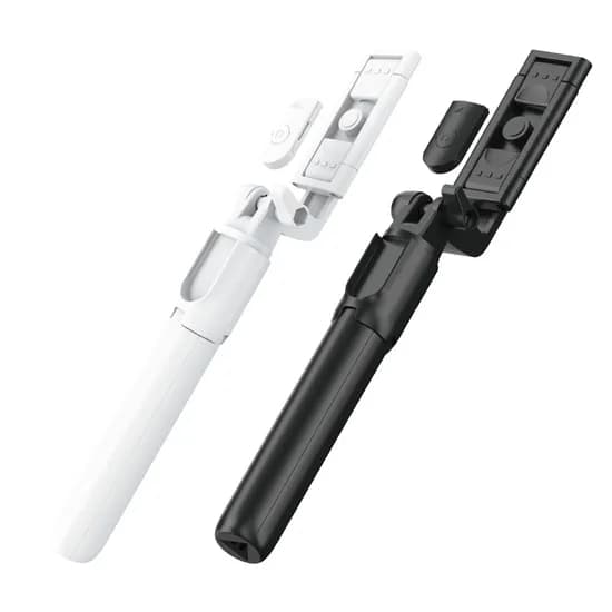 NEXTOM 무선 블루투스 삼각대 셀카봉 NXT-S10 휴대용 블랙 1개