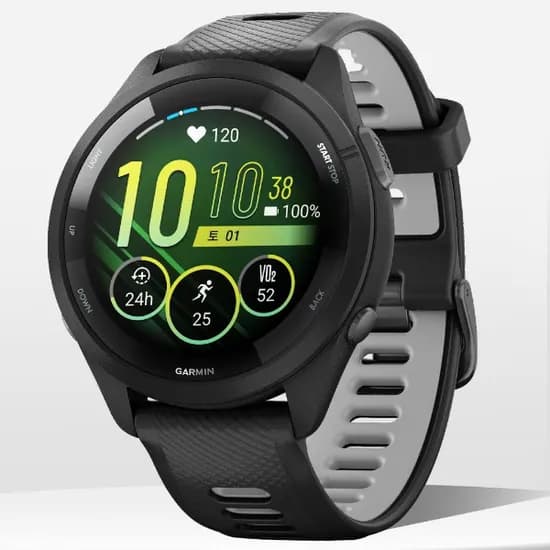 가민 포러너 265 러닝 GPS 스마트워치 46mm 블랙 1개