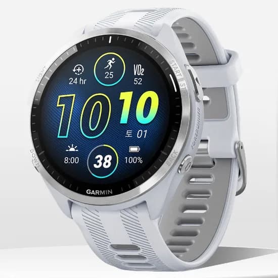 가민 포러너 965 러닝 GPS 스마트워치 47mm 화이트 1개