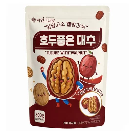 호두품은 대추 300g 1봉