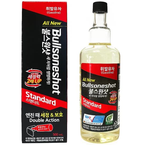 불스원샷 스탠다드, 휘발유차용, 500ml, 1개