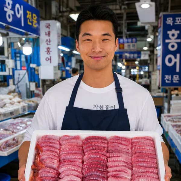 국내산 목포홍어 강숙성 1kg 1개