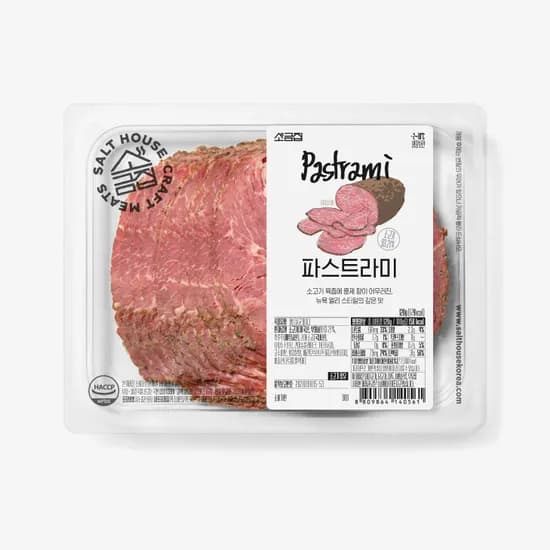 SALT HOUSE CRAFT MEATS 파스트라미 120g 1팩