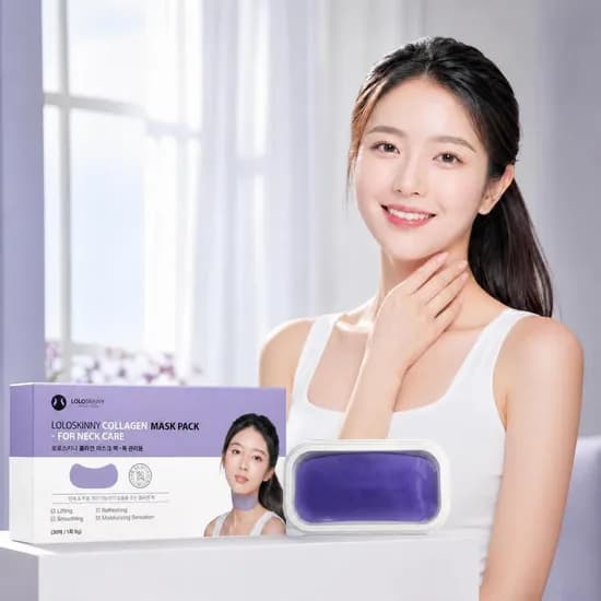 로로스키니 넥 마스크 목주름 팩 패치 30입 1통