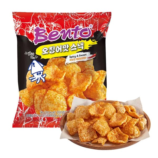 벤또 오징어맛 스낵 50g 12개 14,400원