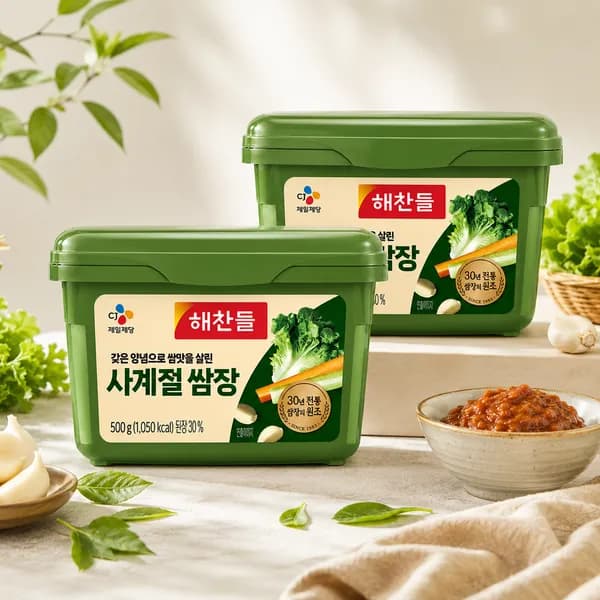 해찬들 사계절 쌈장 500g 2개 11,080원