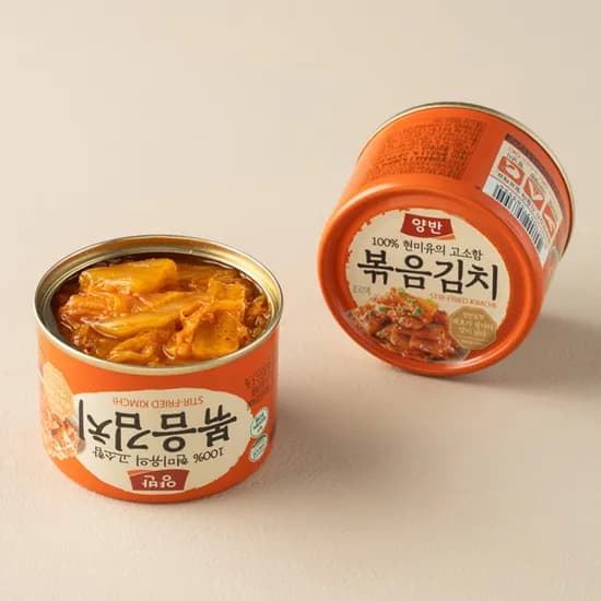동원 양반 캔 볶음김치 160g 4캔