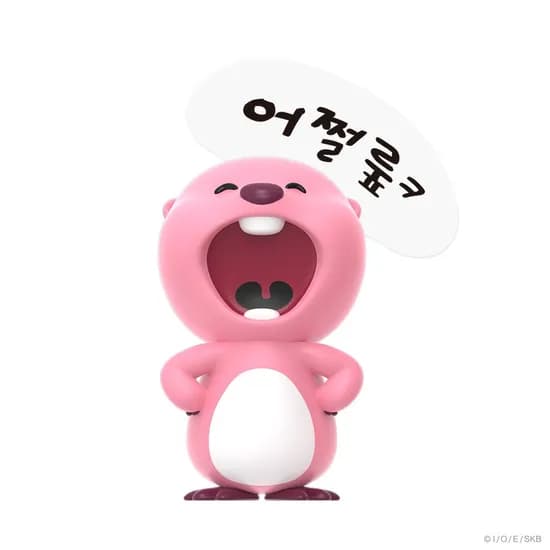 로이체 잔망루피 모니터 피규어 당당루피 1개