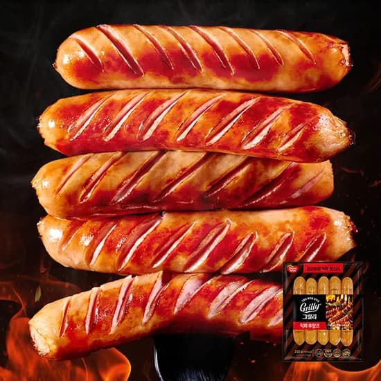 동원 그릴리 직화 후랑크, 250g, 4개