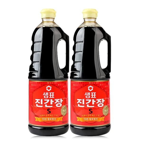 샘표 진간장 S 1.7L 2개 13,500원