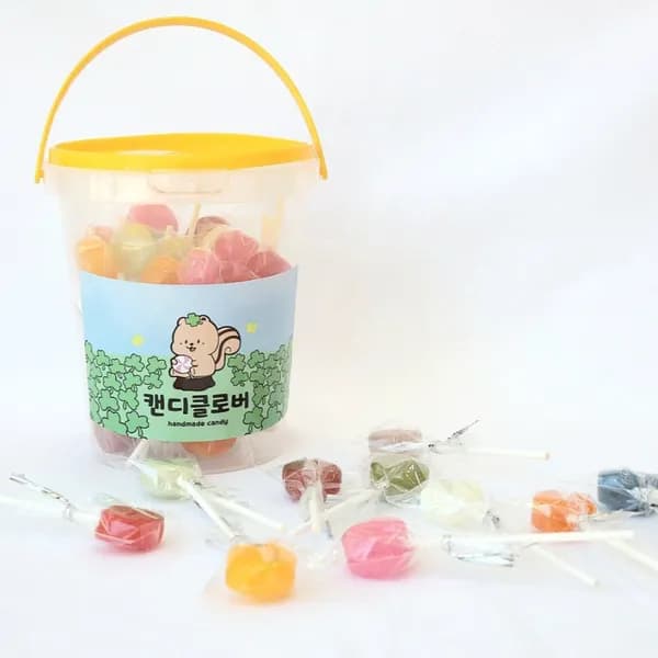 캔디클로버 수제캔디 베이비팝 막대사탕 125g 1팩