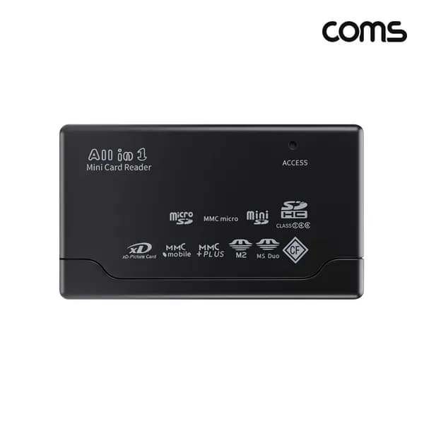 Coms USB 2.0 올인원 미니 카드리더기 BF645 1개