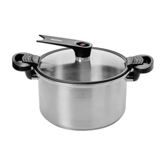 퀸센스 모담 스텐 진공 저압 냄비 IH 인덕션, 양수 24cm, 1개