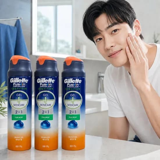 질레트 프로글라이드 면도젤 170ml 3개