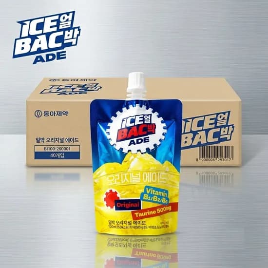동아제약 얼박 오리지널 에이드 오리지널 100ml 40개