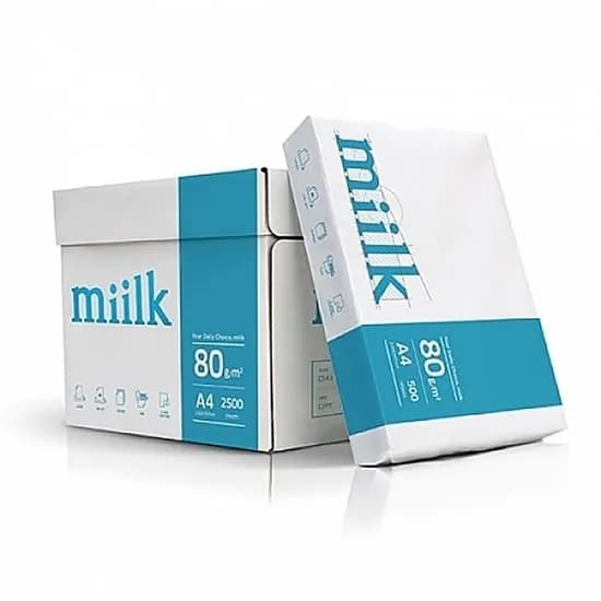 한국제지 밀크 A4용지 프린터 복사용지, 80g, A4, 500매