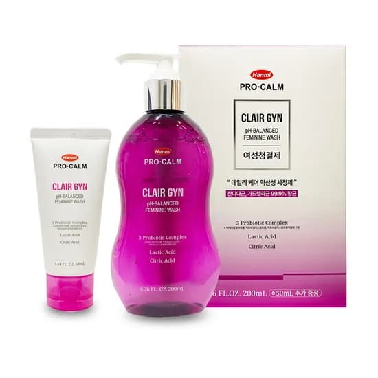 프로캄 클레어진 여성청결제 200ml 휴대용 50ml 1개