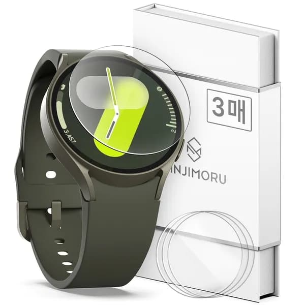 신지모루 갤럭시워치 9H 풀커버 강화유리 액정보호필름 클리어 44mm 3매