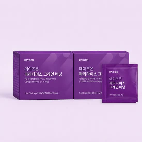 데이즈온 파라다이스그레인 버닝 250mg 14포 2박스