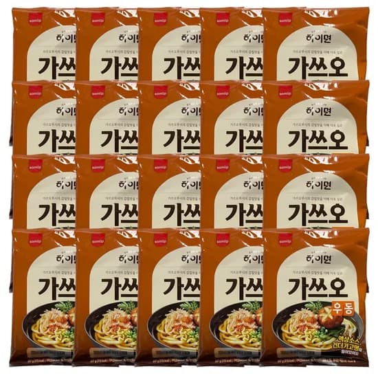 삼립 하이면 가쓰오 우동 207g 20개
