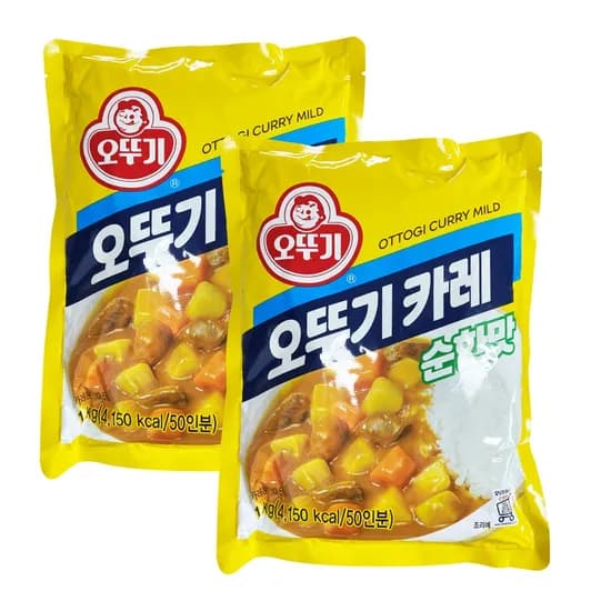 오뚜기 카레 순한맛 1kg 2개
