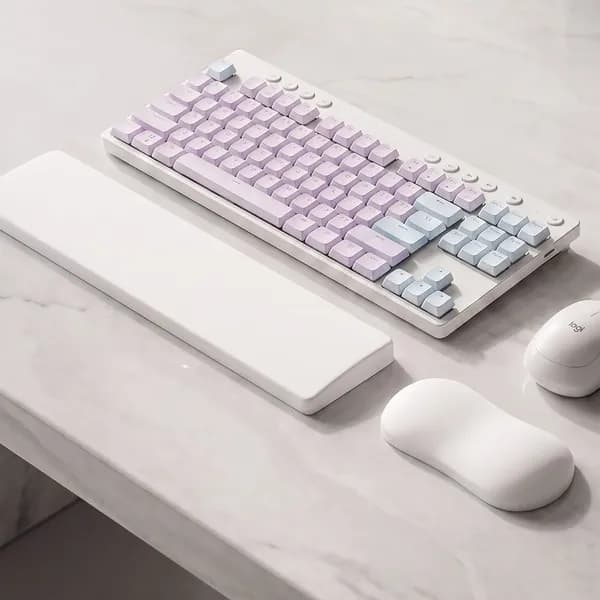 텐즈 실리콘 텐키리스 키보드 마우스 손목 받침대 세트 화이트 1개 18,900원