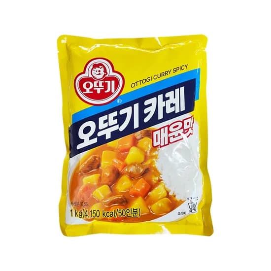 오뚜기 오뚜기카레 매운맛 1kg 1개