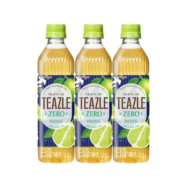 웅진 티즐 제로 5종 세트 500ml 20개
