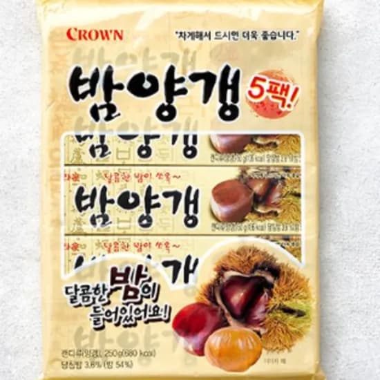 크라운제과 밤양갱 50g 20개