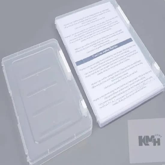 투명 파일 케이스, A4, 1개
