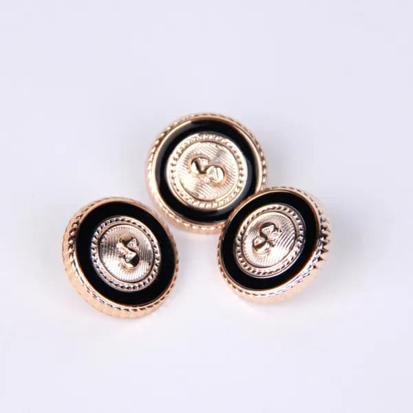 TW 예쁜단추 패션액세서리 장식단추 골드블랙 21mm 1개 3,590원