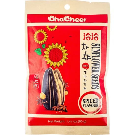 챠챠 해바라기씨 오향맛 스파이시 60g 1개 3,500원