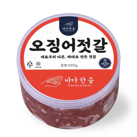 바다한줌 오징어젓갈 500g 1개