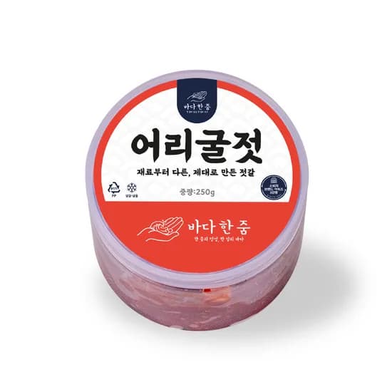 바다한줌 국내산 통영 어리굴젓 250g 1개