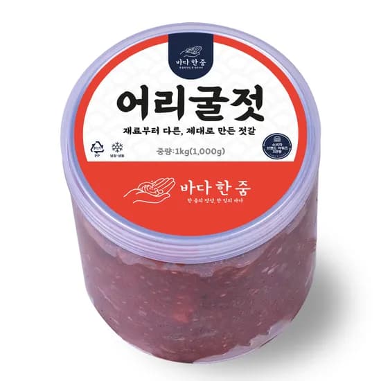 바다한줌 국내산 통영 어리굴젓 1kg 1개