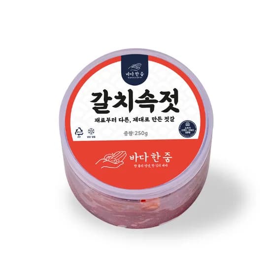 바다한줌 국내산 갈치속젓 저염 250g 1개