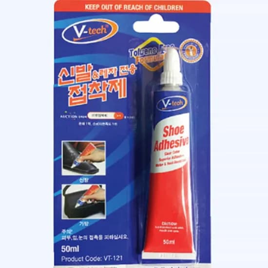 V-tech 신발 접착제 투명방수접착제 50ml 1개