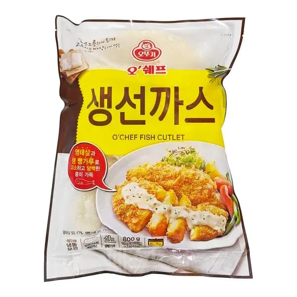 오뚜기 오쉐프 생선까스 800g 1개